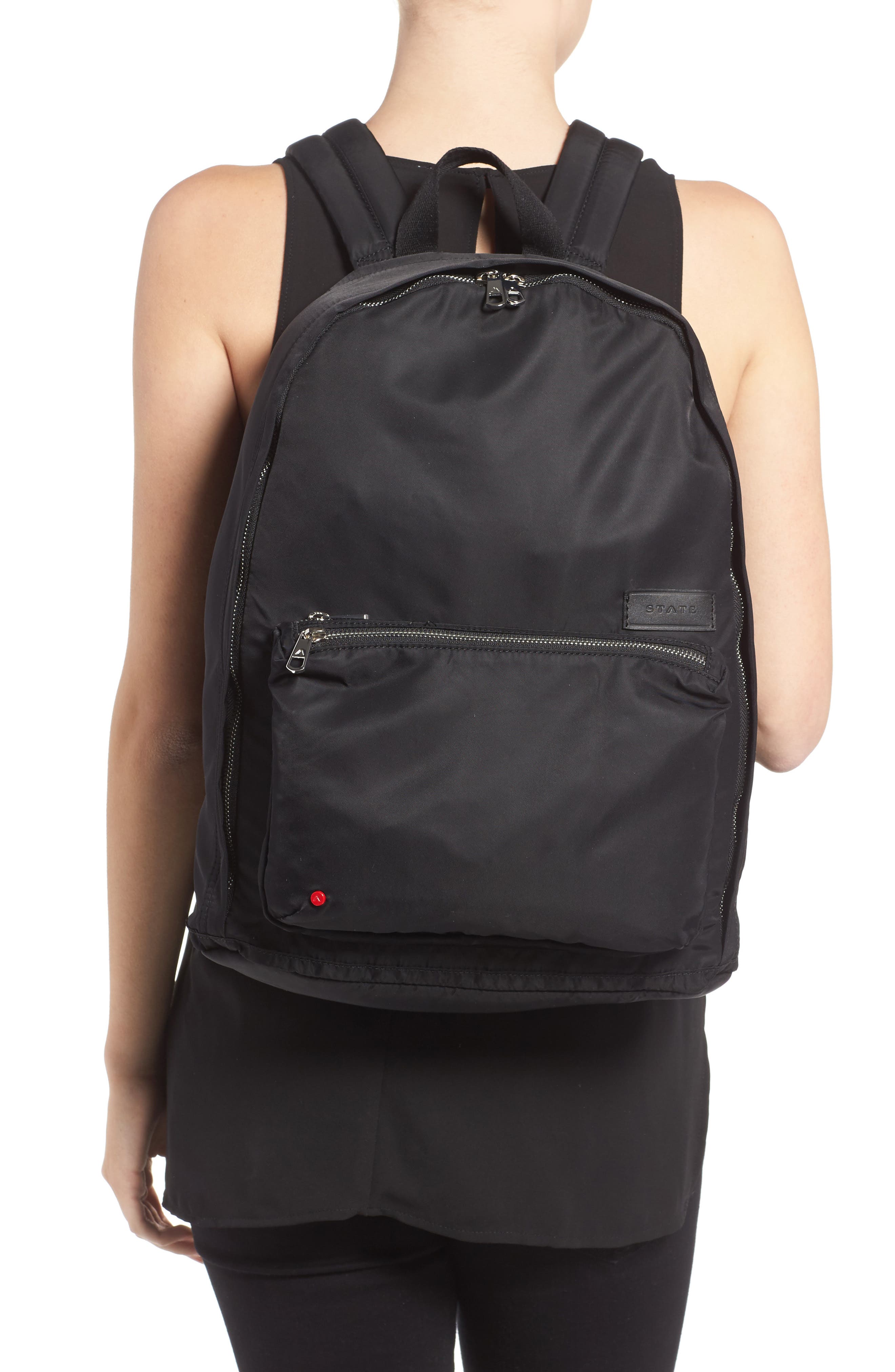 The Heights Lorimer Backpack, Alternate, color, BLACK