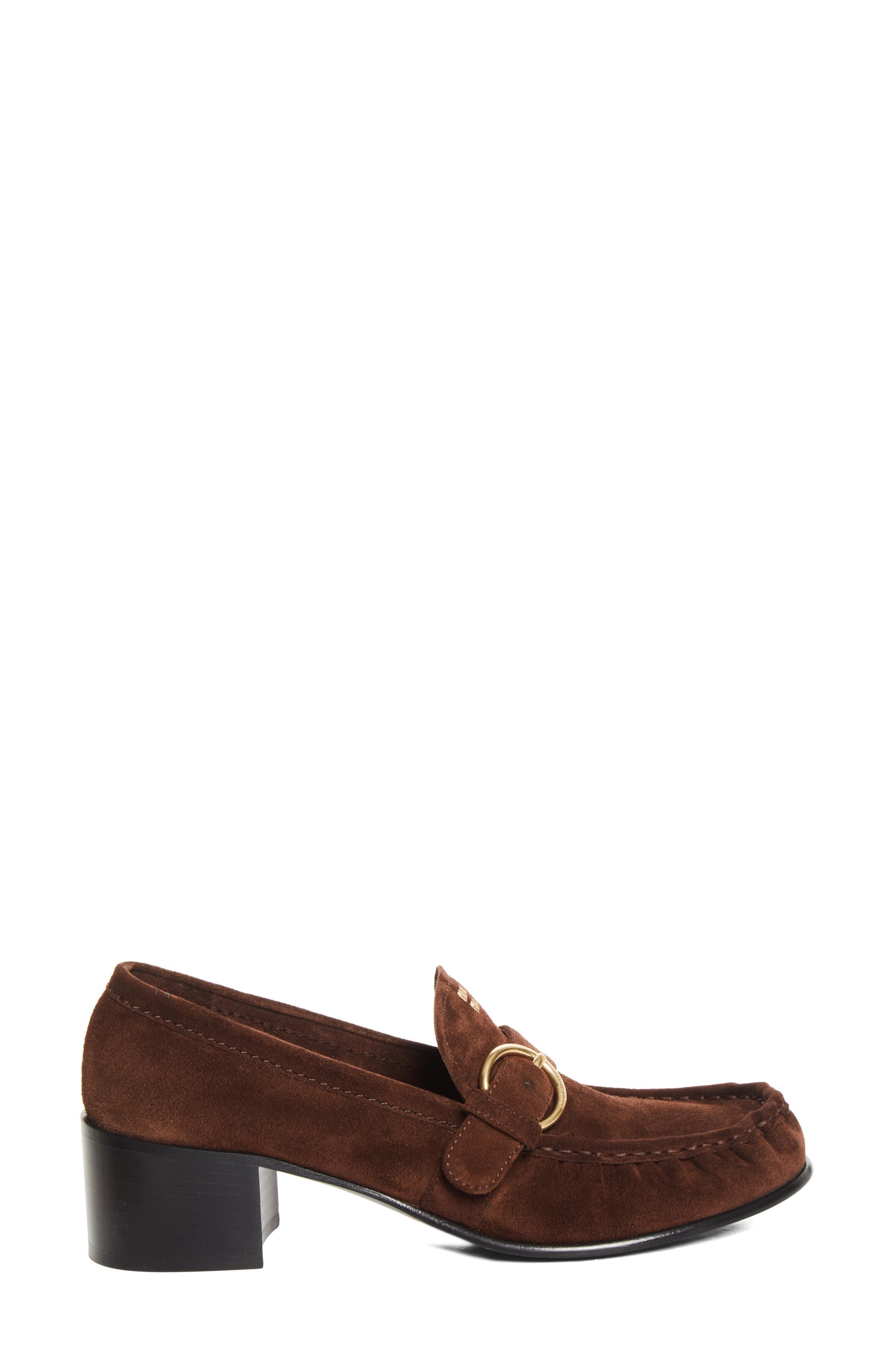 Buckled Soft Moc Loafer, Alternate, color, MORO