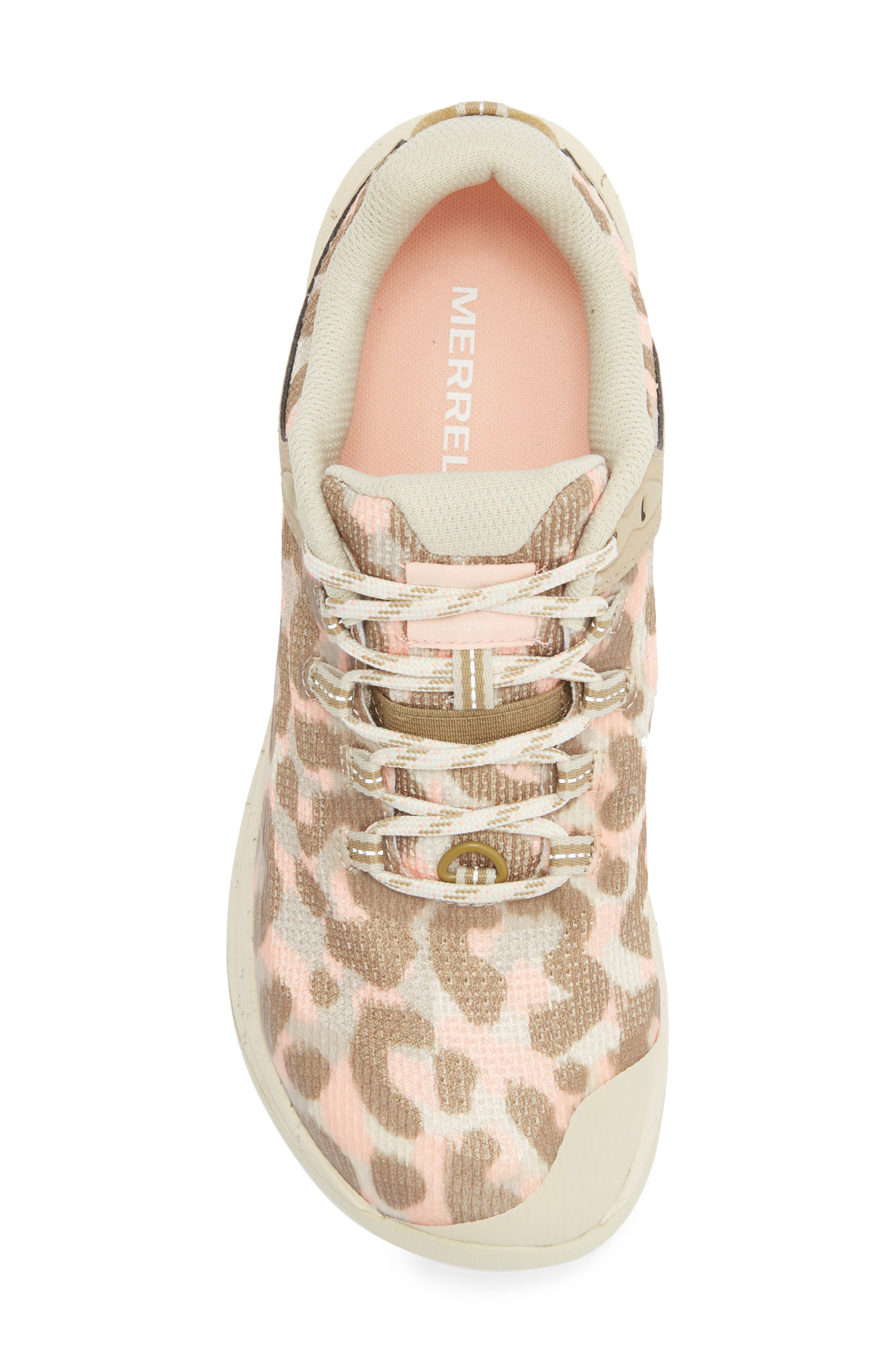 Merrell Antora 3 Trail Running Shoe, Alternate, color, Desert Leopard