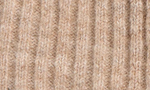 Cole Haan Cable Knit Cuffed Beanie In Brown