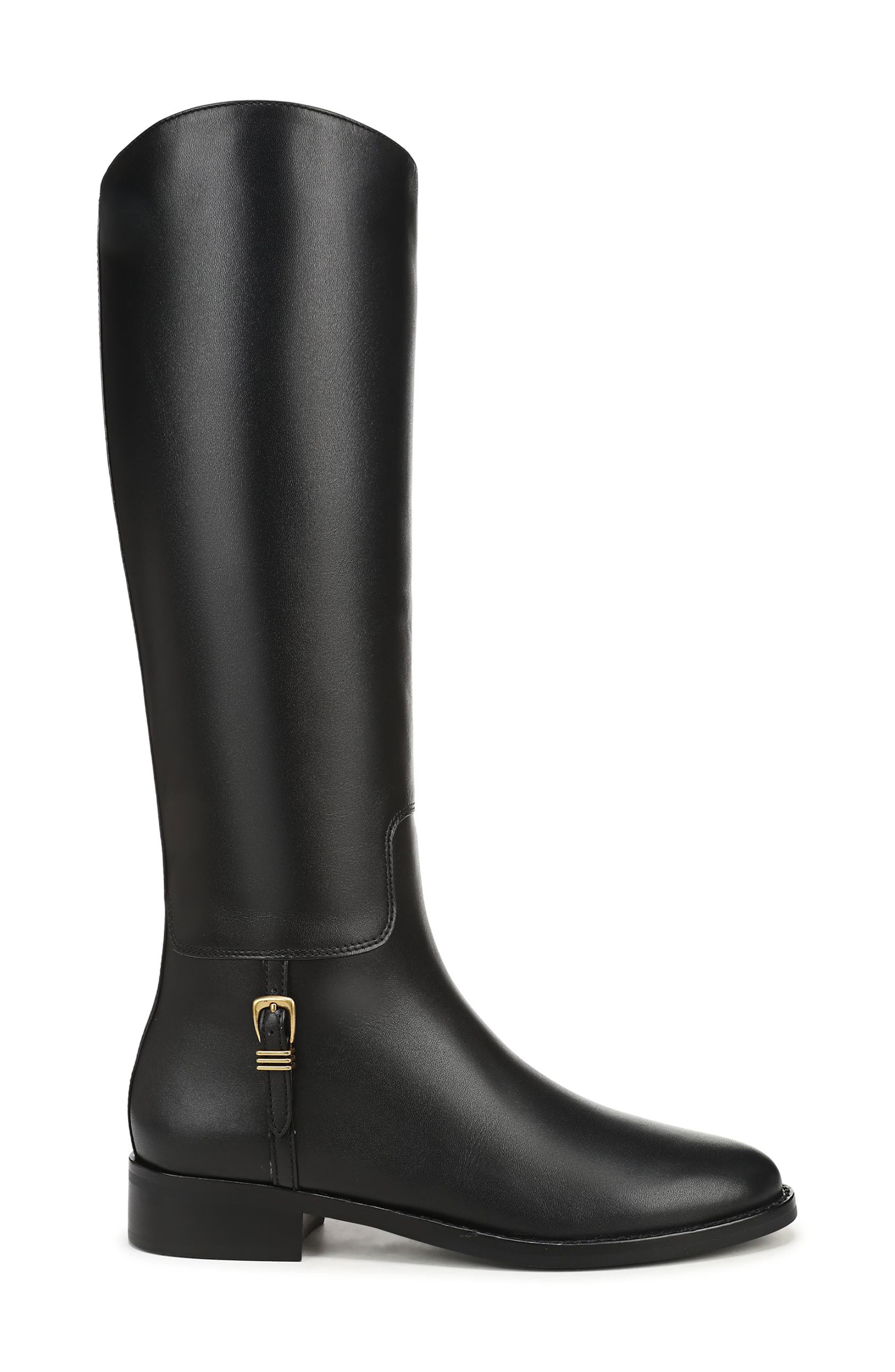 Arabelle Riding Boot, Alternate, color, BLACK LEATHER