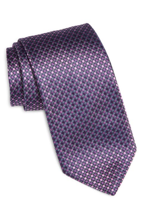 Geometric Silk Tie