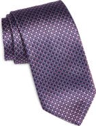 Canali Geometric Silk Tie