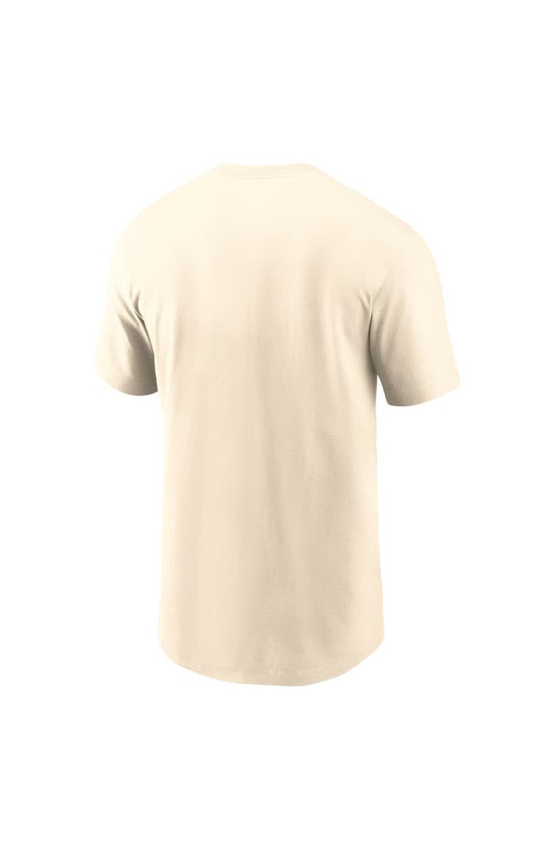 Nike Men's Nike Cream Atlanta Braves Camo Logo T-Shirt, Alternate, color, 