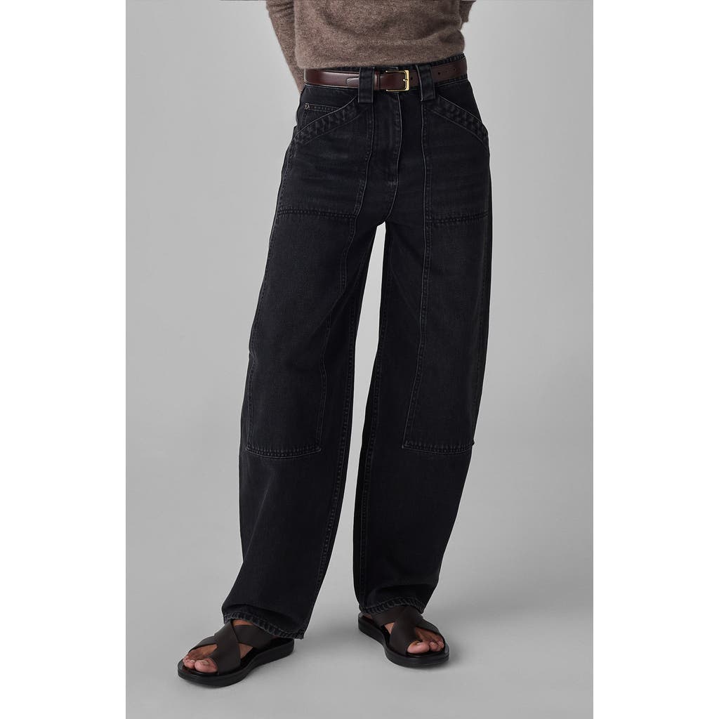 Co Workwear Patch Pocket Jean Indigo In Black