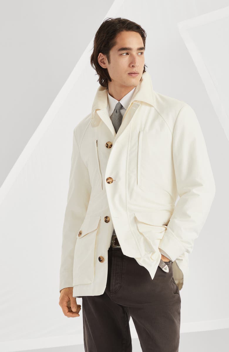 Brunello Cucinelli Water-resistant parka, Alternate, color, 