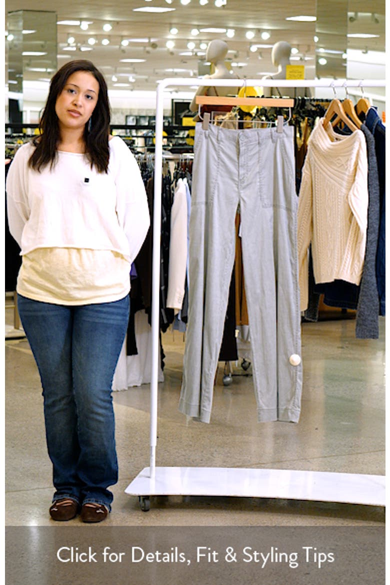 Colette Wide Leg Stretch Cotton Blend Pants video