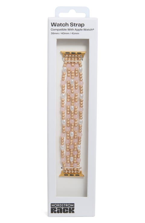 Bead & Faux Pearl Apple Watch® Watchband