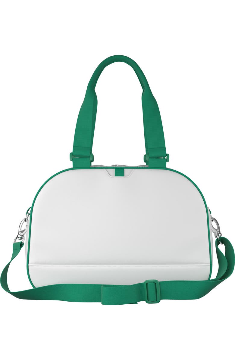 adidas Faux Leather Pickleball Tote, Alternate, color, White/ Court Green