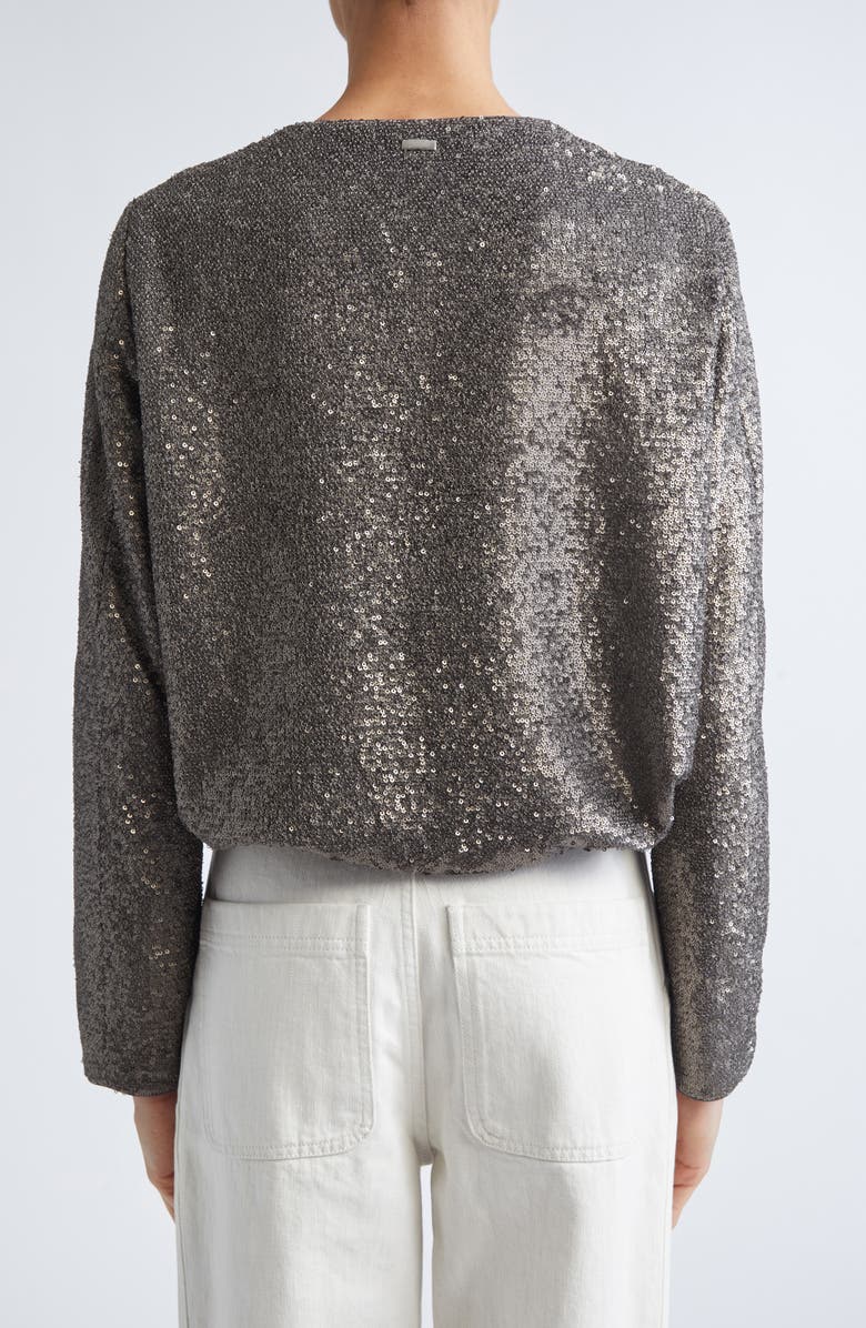 Herno Resort Sequin Bomber Jacket, Alternate, color, Ferro