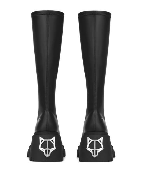 Naked Wolfe Scar Stretch Platform Boot In Multi