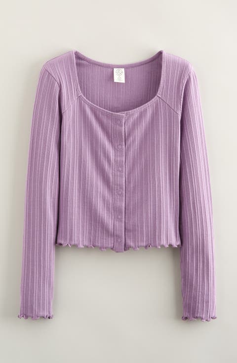 Kids' Snap Front Cotton Top (Big Kid)