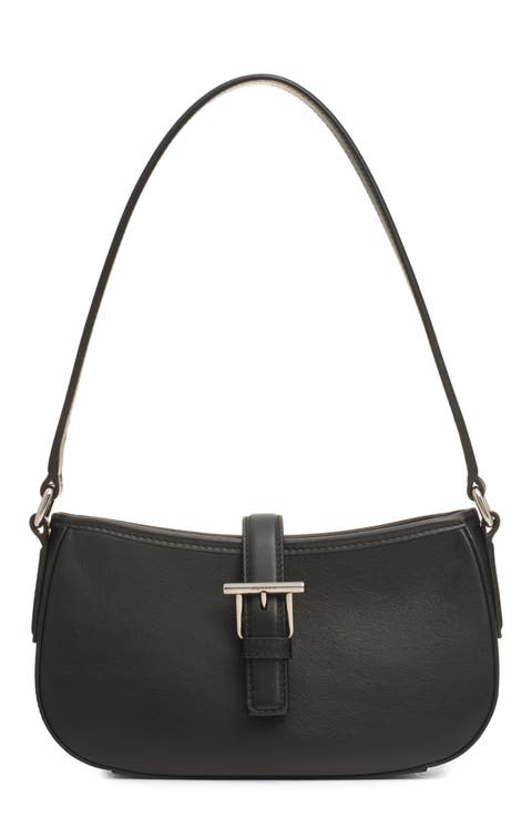 Mini T-Bar Leather Shoulder Bag