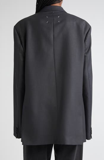 Maison Margiela Single Breasted Mohair & Wool Blazer | Nordstrom