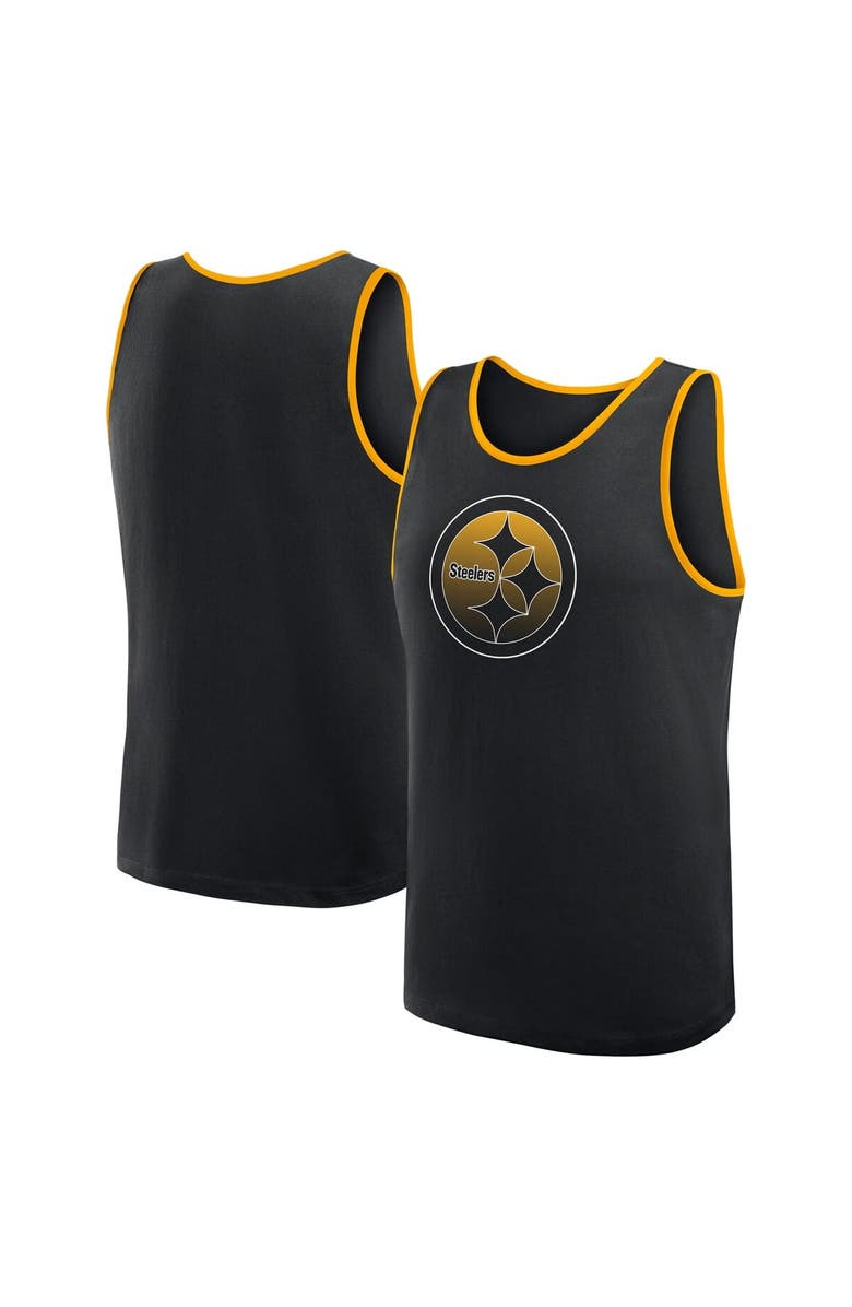 FANATICS Men's Fanatics  Black Pittsburgh Steelers Unmatched Success Tank Top, Main, color, 