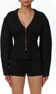 Naked Wardrobe V-Neck Cardigan