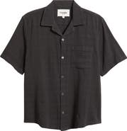 Corridor Washed Dobby Check Cotton Seersucker Camp Shirt