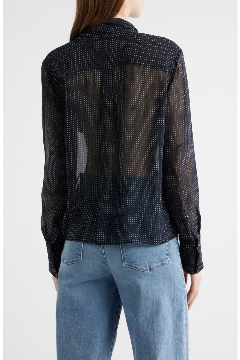 The Polka Dot Modern Tie Shirt, Alternate, color, NAVY MULTI