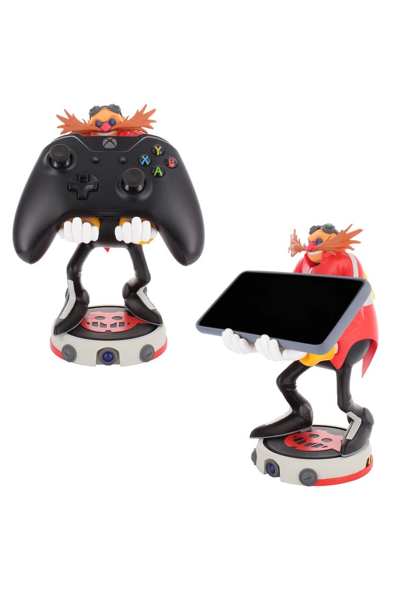 Sonic Dr. Eggman Cable Guys Controller Phone Holder Collectible, Alternate, color, Multicolored