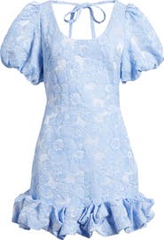 Sister Jane Marlin Floral Jacquard Minidress