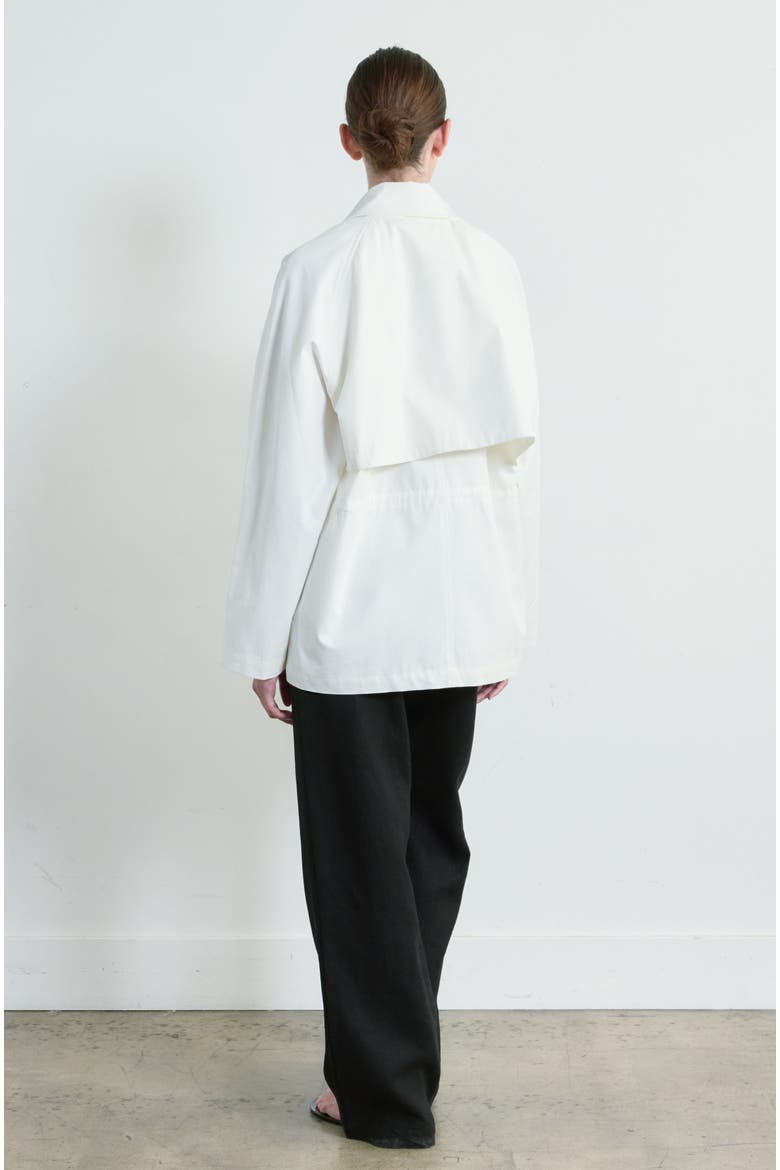 Cotton Barn Jacket, Alternate, color, White