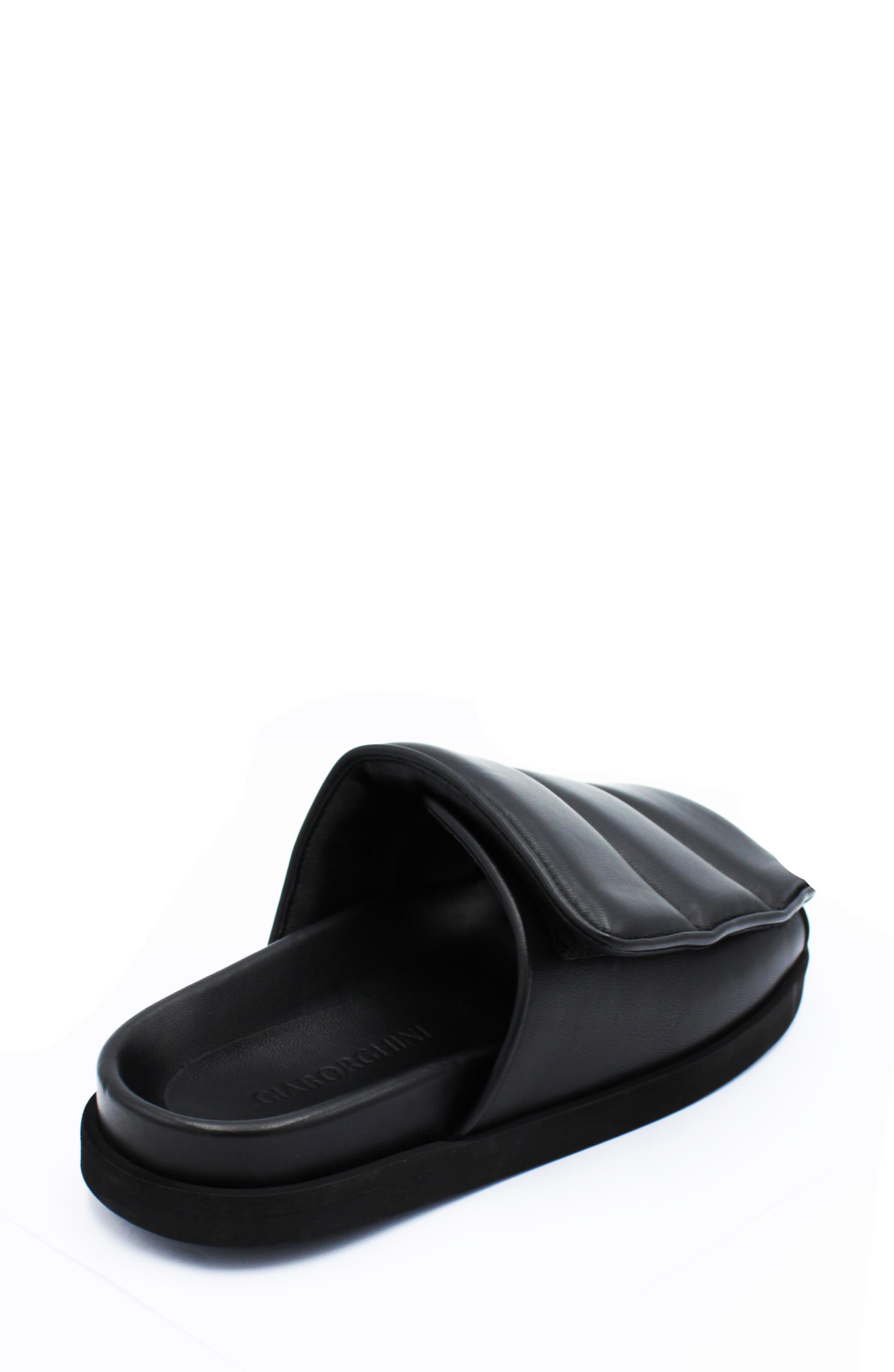 GIA BORGHINI GIABORGHINI Quilted Leather Slide Sandal, Alternate, color, 