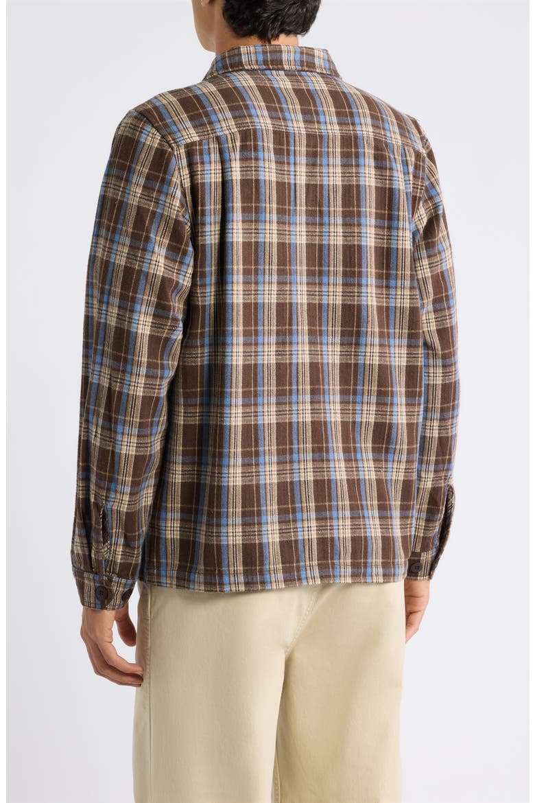 Alex Check Long Sleeve Button Up Shirt, Alternate, color, CHESTNUT