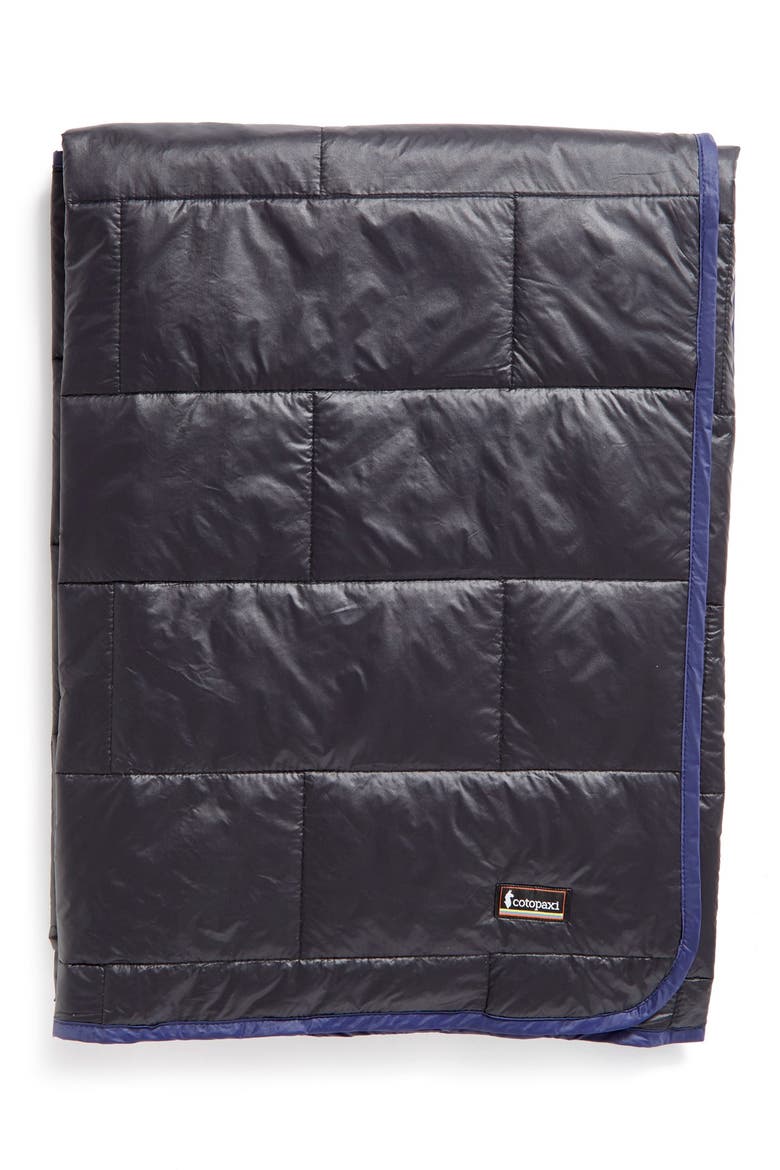 'Kusa' Blanket, Main, color, BLACK