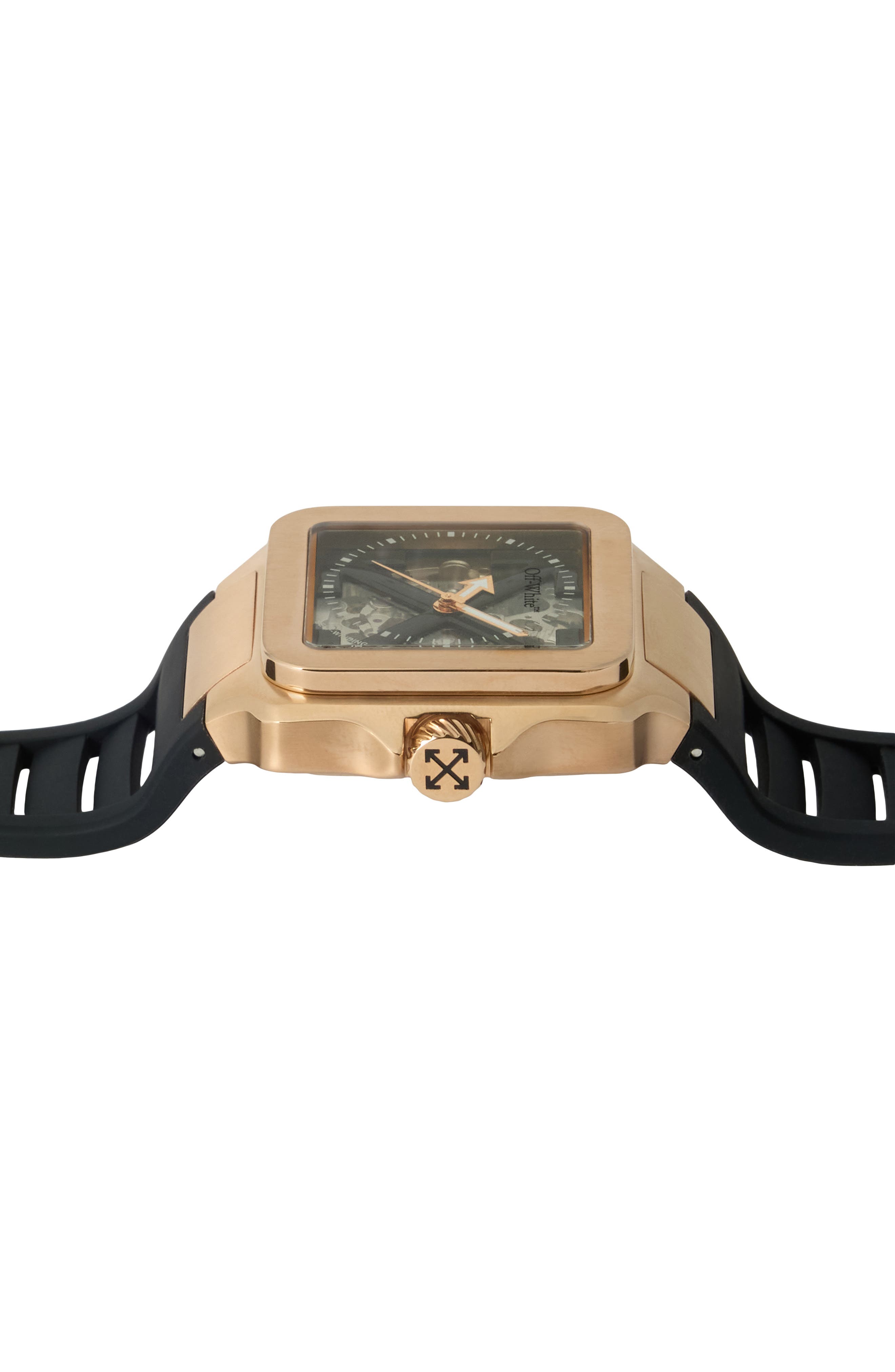 Off-White Proto Silicone Strap Automatic Watch, 38mm x 46.5mm (Men ...