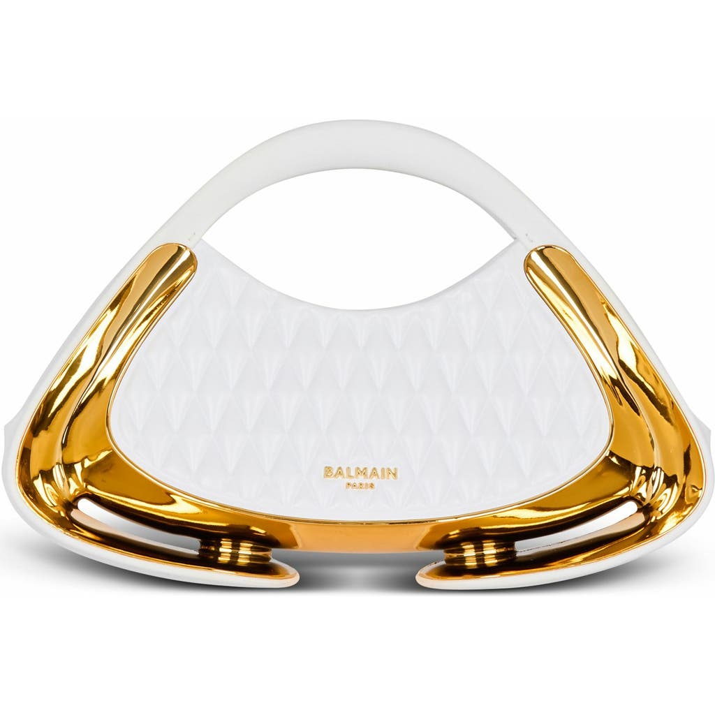 Balmain Quilted Medium Jolie Madame Bag