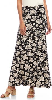 Karen Kane Flared Maxi Skirt