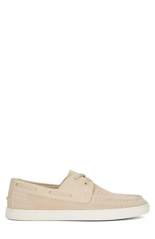 Dune London Blaizerss Boat Shoe In Cream