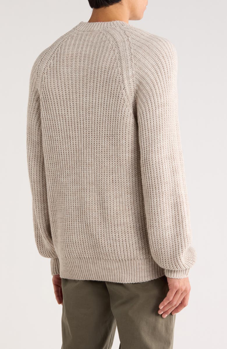 Carhartt Work In Progress Firth Oversize Ribbed Crewneck Sweater, Alternate, color, White