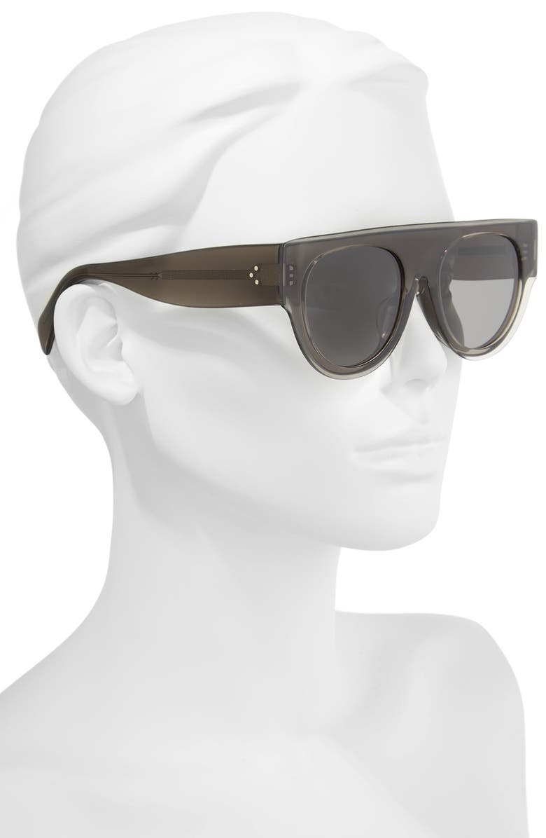 CELINE 52mm Pilot Sunglasses, Alternate, color,
