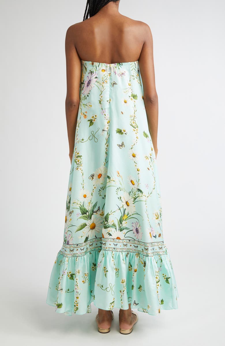 Camilla Floral Freefall Convertible Silk Maxi Dress, Alternate, color, Floral Freefall