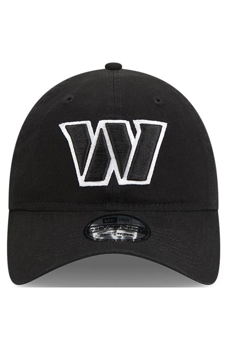 New Era Men's New Era  Black Washington Commanders 2023 NFL Crucial Catch 9TWENTY Adjustable Hat, Alternate, color, 