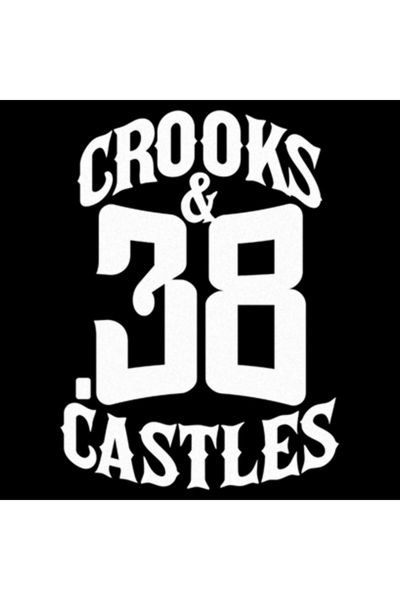 Men's Crooks & Castles Number White Logo  Graphic T-Shirt, Alternate, color, Black