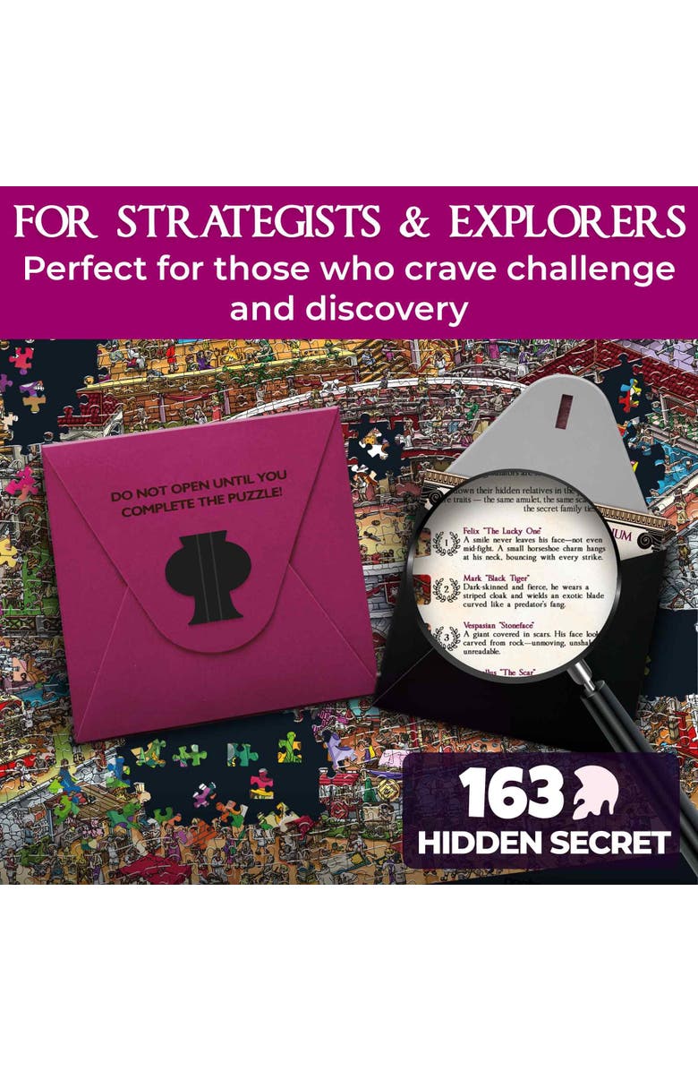 Quokka 1000-Piece Jigsaw Puzzle for Adults - Metropolis, Nosferatu & Roman Empire, Alternate, color, Roman Empire