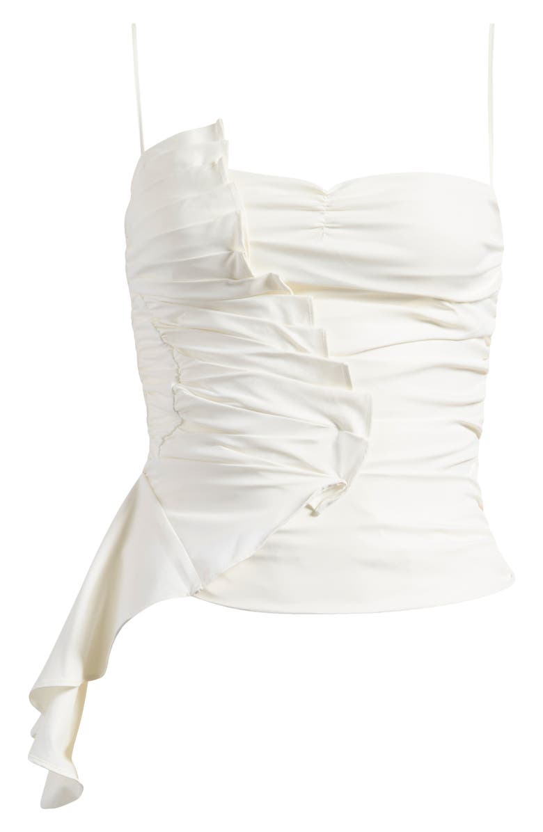 Mistress Rocks Ruffle Top, Alternate, color, White