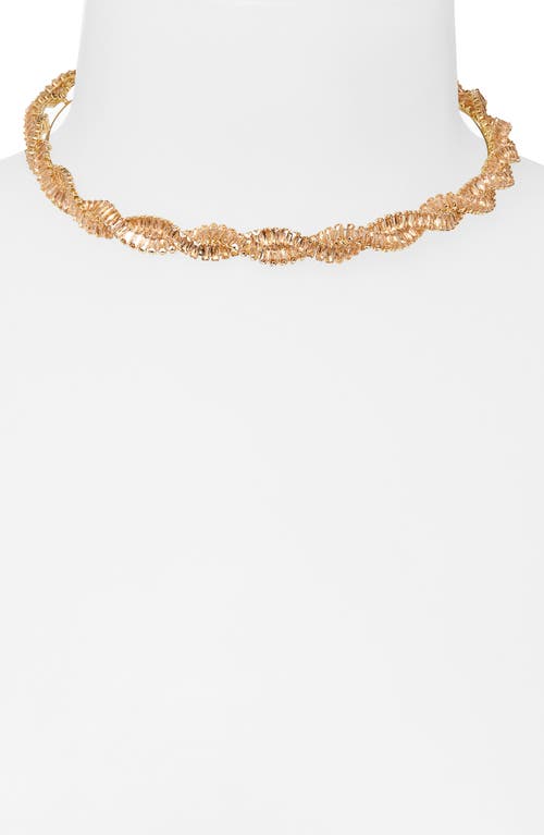 Tasha Cubic Zirconia Twisted Choker Necklace