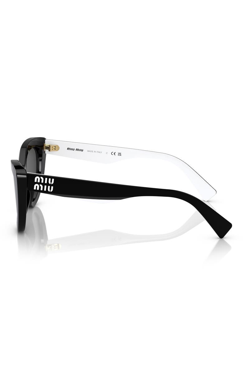 Miu Miu 54mm Cat Eye Sunglasses, Alternate, color, 