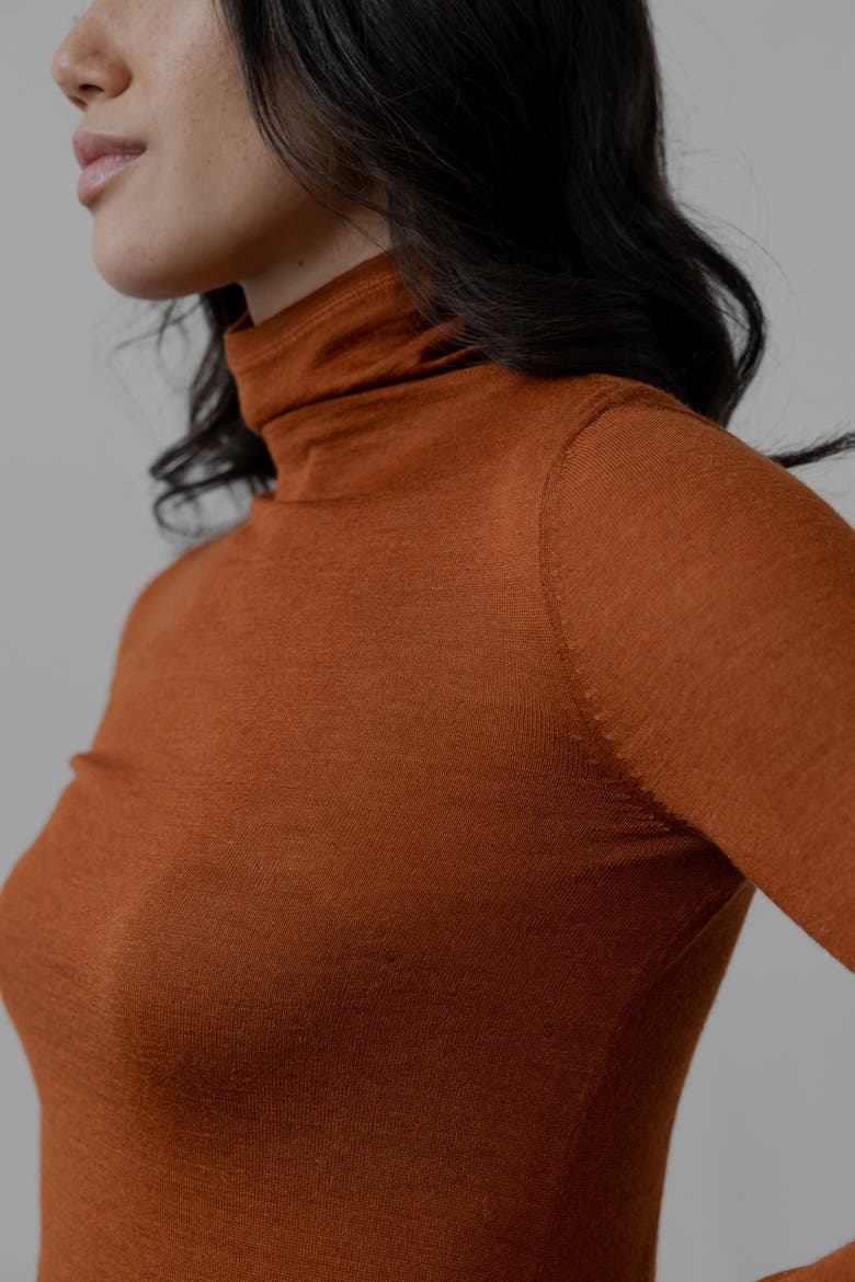 T Neck Pullover, Alternate, color, RUST