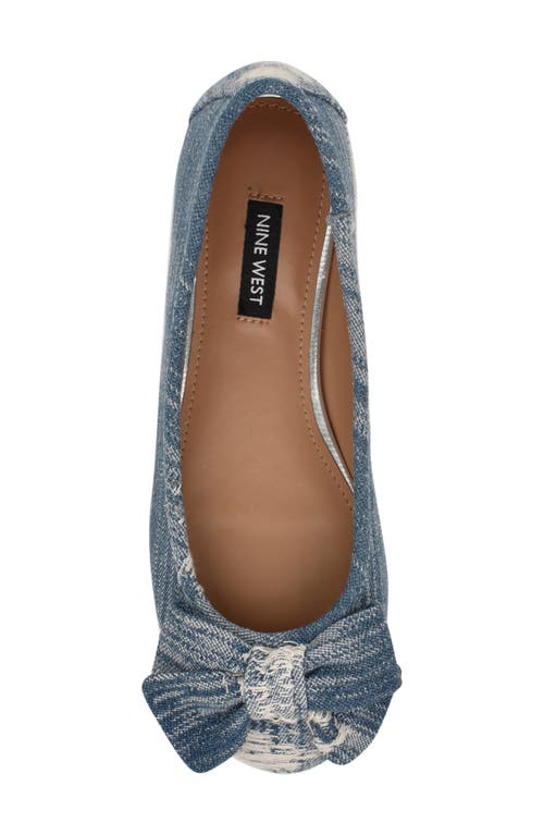 Nine West Women's Veronika Slip-on Casual Ballet Flats In Dark Blue