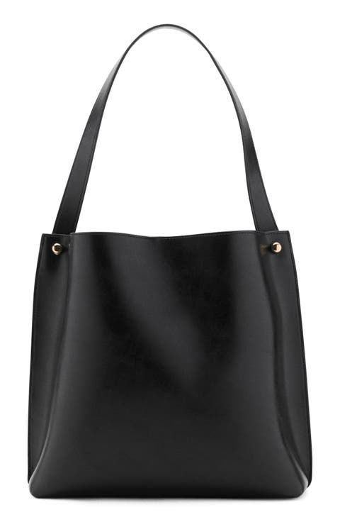 Faux Leather Tote