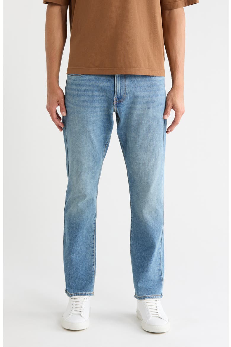 410 Athletic Straight Fit Jeans, Main, color, GILMAN WASH