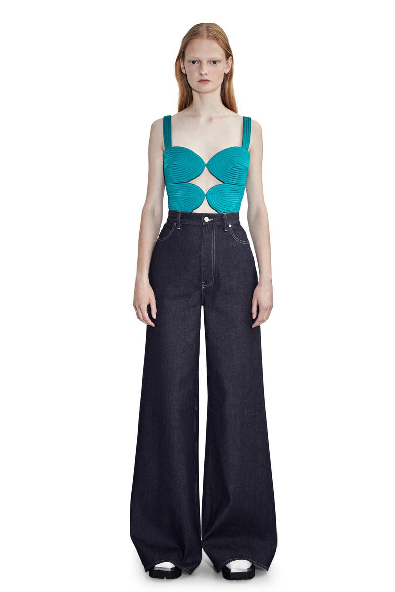 Brice Quilted Cutout Top, Alternate, color, PICKLES