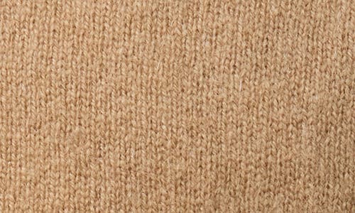 Amicale Wool & Cashmere Faux Shearling Lined Knit Baseball Cap In Brown
