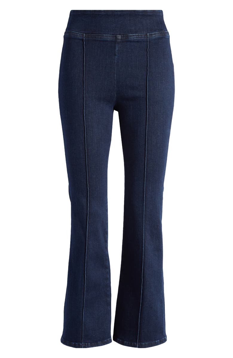 FRAME Jet Set Pintuck Crop Mini Bootcut Pull-On Jeans, Alternate, color, Keller