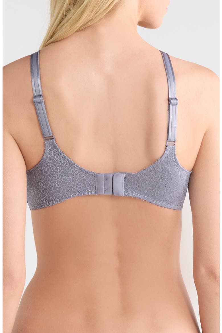 C Magnifique Underwire Minimizer Bra, Alternate, color, SMOKE GREY