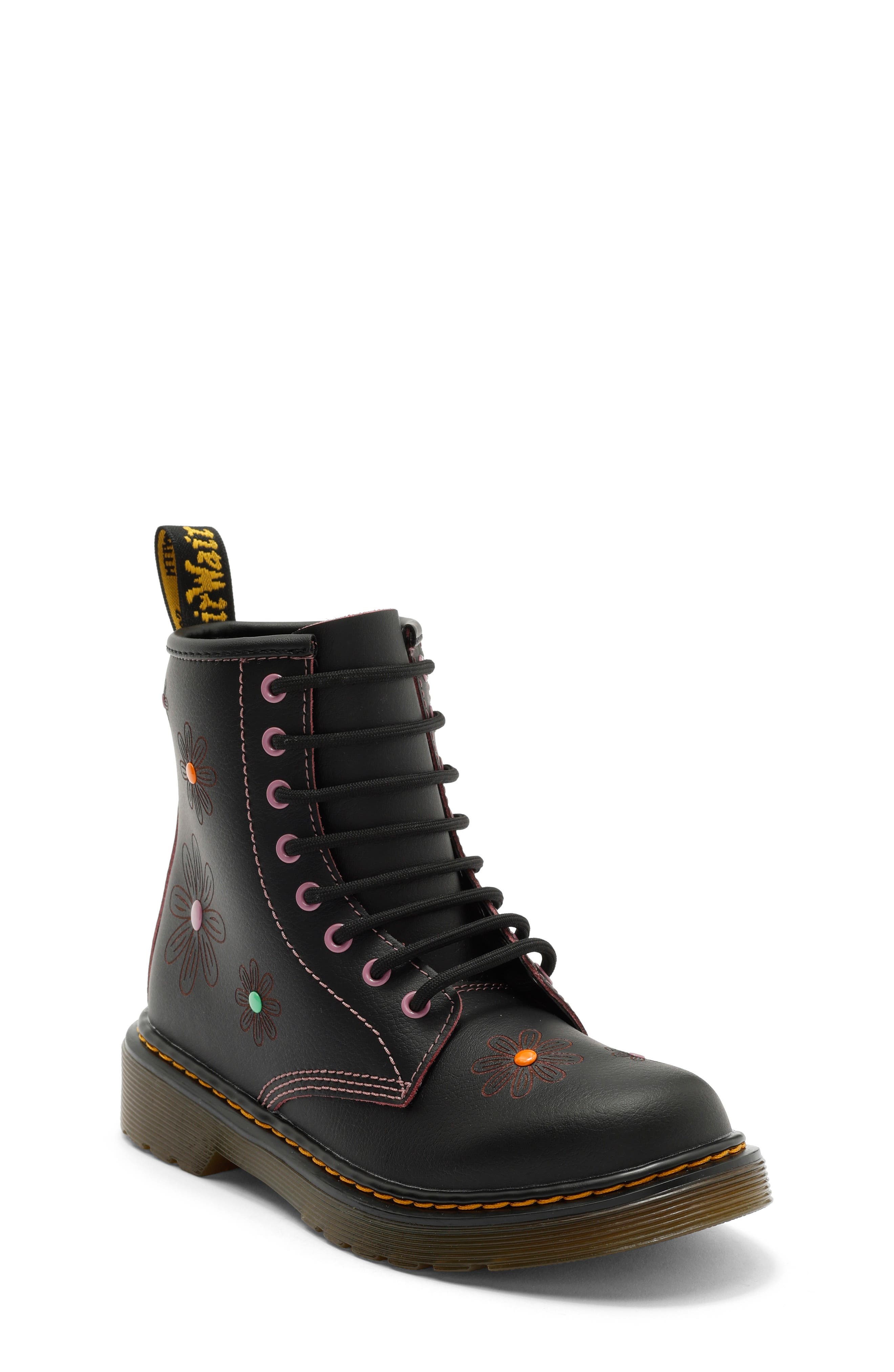 Dr. Martens Kids' 1460 Boot, Main, color, Black Dusty Rose